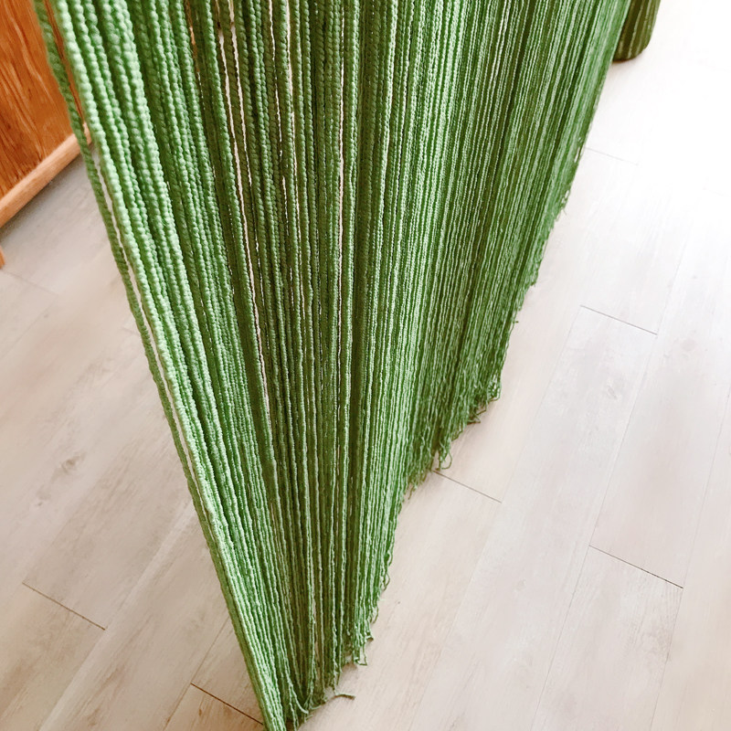 手工编织流苏田园森系门帘隔断帘窗帘玄关帘软装民宿中式装饰挂毯