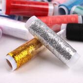 39色小卷家用缝纫线402细手缝彩色针线盒全套装 补衣服缝纫机缝衣