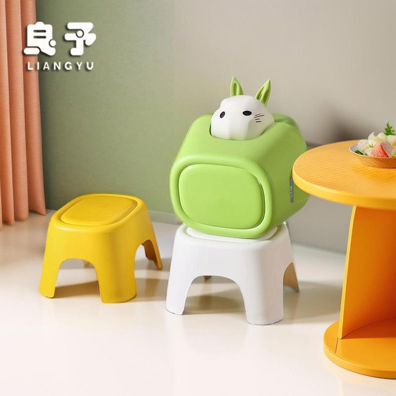 小凳子幼儿园加厚塑料矮凳简约家用客厅浴室老人洗澡结实儿童板凳