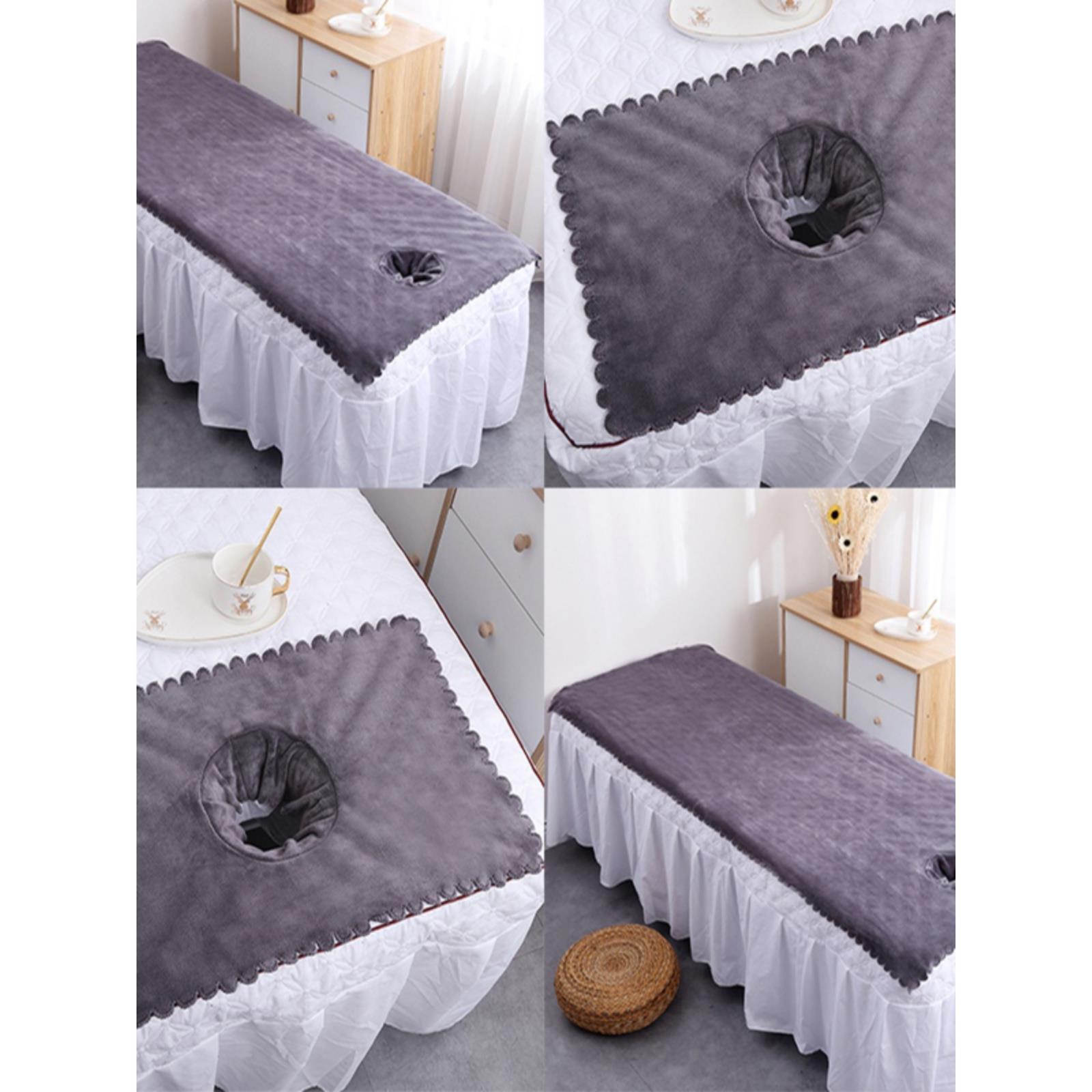 美容床洞巾大毛巾推拿院床单趴枕巾脸垫一次性铺床专用浴巾床头巾