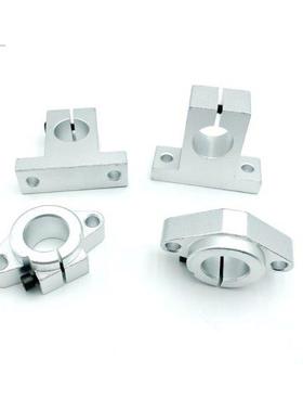 菱型卧式导向轴支座SHF10 16 20 25 30铝合金直线光轴固定座SK20