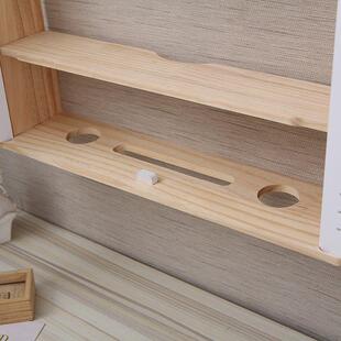 路由器收纳盒实木无线wifi猫多媒体遮挡箱免打孔壁挂机顶盒置物架