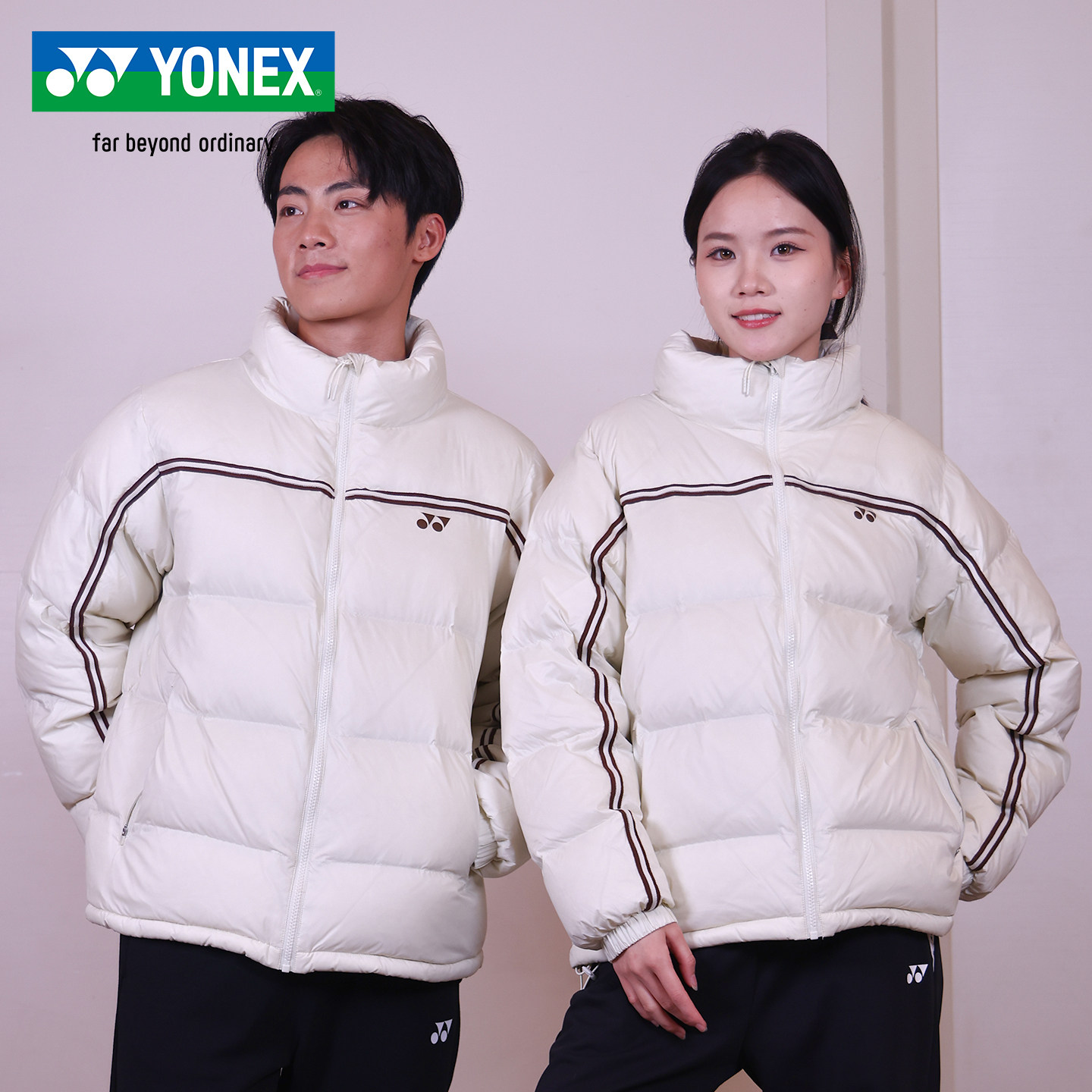 2025秋冬新YONEX尤尼克斯yy羽绒服2900425BCR男女款羽毛球羽绒服,运动/瑜伽/健身/球迷用品,羽毛球上装,淘宝优惠券,粉丝福利购,淘宝优惠卷