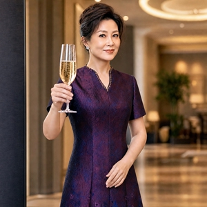 夏季新中式婚宴敬酒显瘦礼服