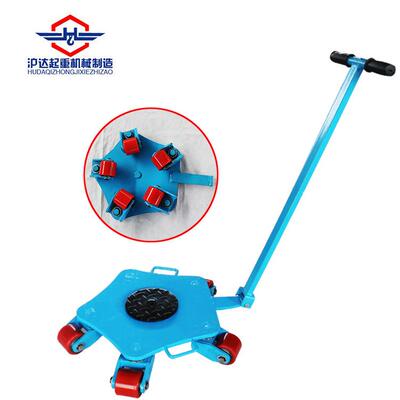 搬运坦克车60°旋转CRP万向坦克车起重胶轮乌龟车重物移位器