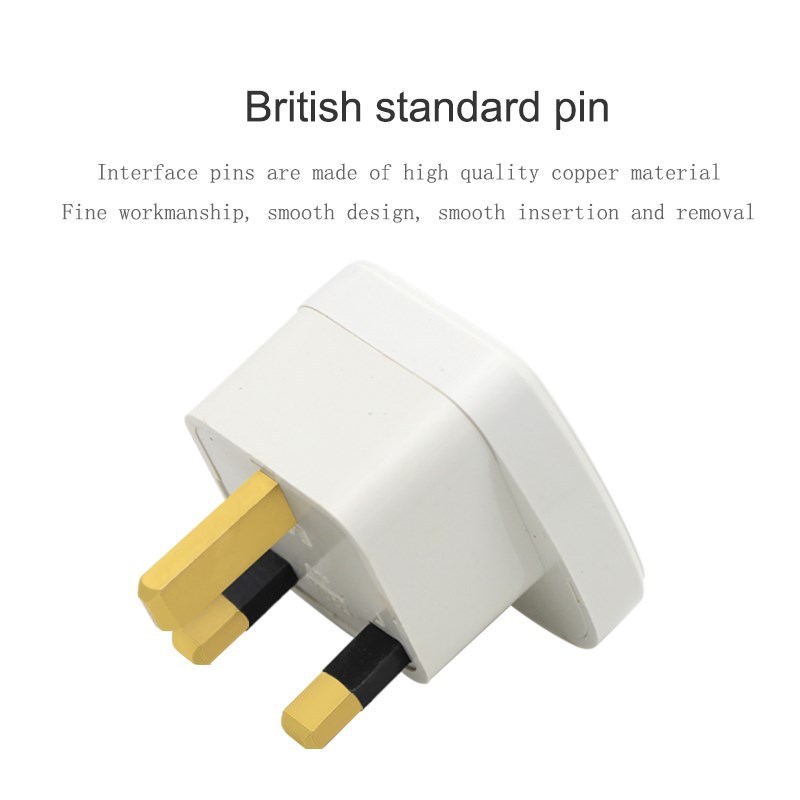 极速1PC Universal EU US AU to UK Plugs Adaptor Multifunction