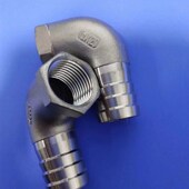 热销304不锈钢内丝弯头宝塔 90度内螺纹格林头宝塔 内丝弯头皮接