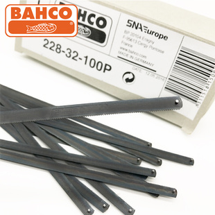 。进口百固BAHCO迷你手用锯条6寸钢锯条150mm鱼唛手用小钢锯架条