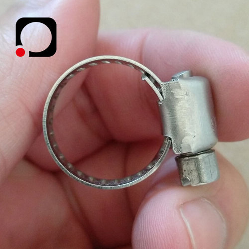 。304不锈钢喉箍卡直径在10-16之间美式线管固定加厚宽油管卡气管