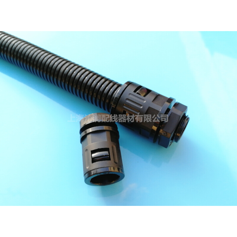 。AD13.0 塑料波纹管不带盖固定支架 电线尼龙浪软管固定座卡箍管