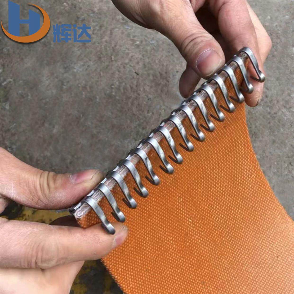 帆布带狼牙扣平胶带输送带皮带扣工业皮带接头传动带提升带连接扣