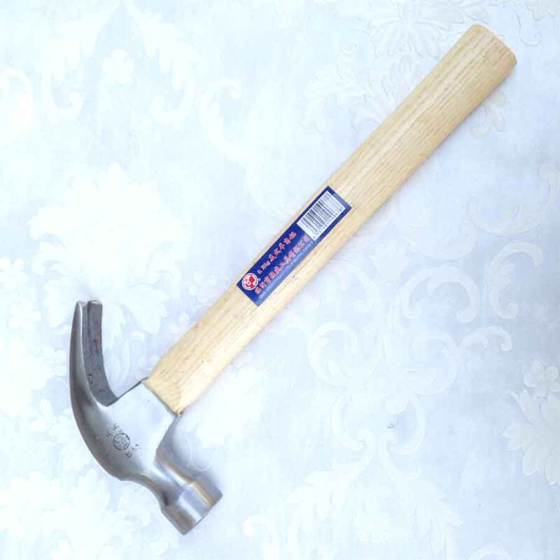 。0.75kg银雀锻打木柄羊角锤 起钉 拔钉锤 安全锤 铁锤 榔头 木工