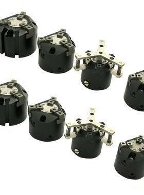 。气动卡盘三爪机械夹气缸MHS HDQ3-16 20 25 32 50 63 80 100 12