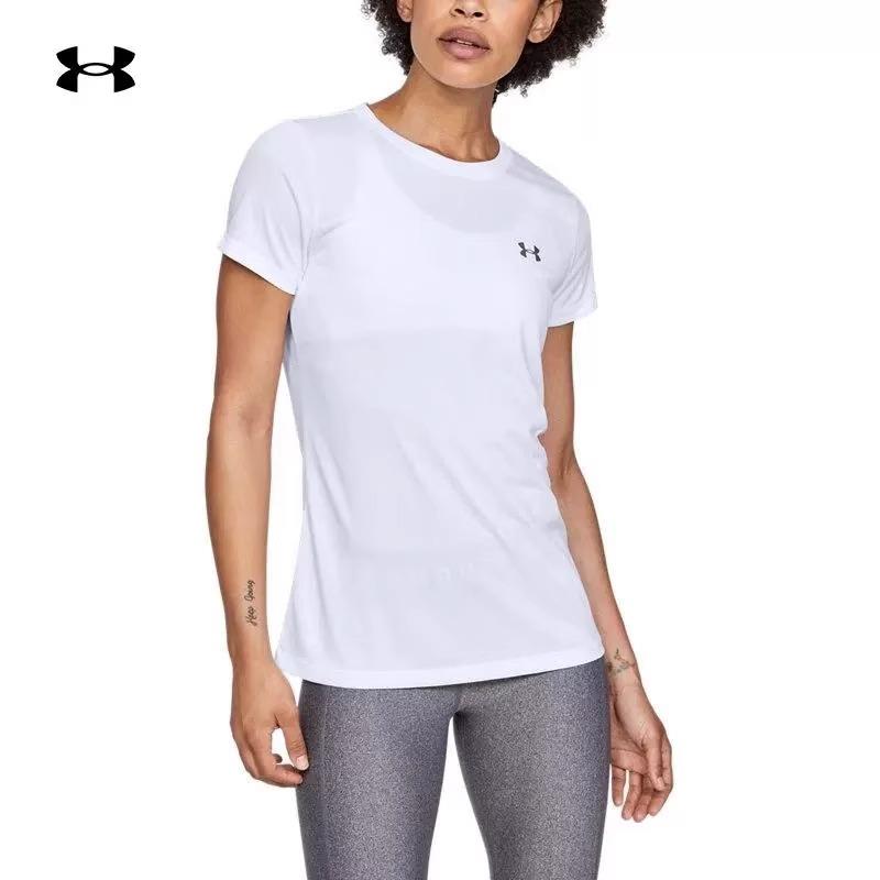 Under Armour安德玛UA Tech 女子训练运动舒适短袖T恤跑步1277207