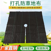农用防草布抑草除草地布果树盖草布遮草黑地膜打孔切片
