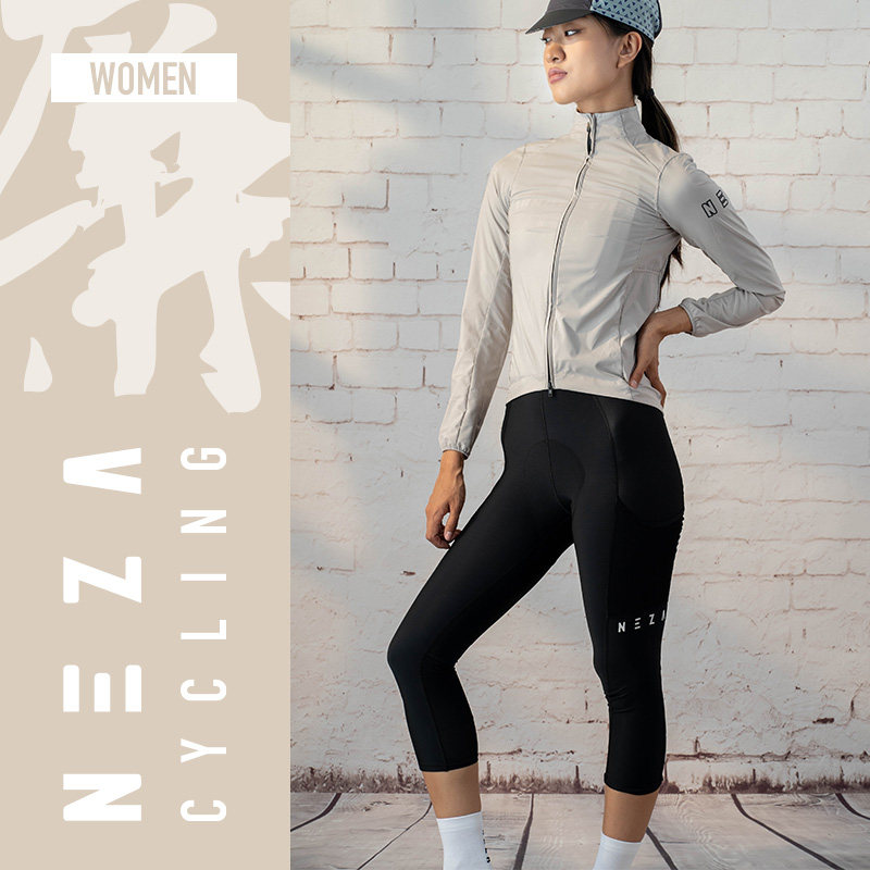 NEZA廉.风叔女款便携折叠防专业骑行服