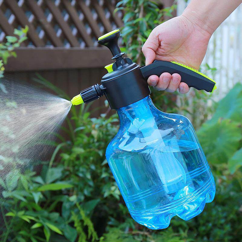 喷水壶自动浇花洒水壶3L透明大容量气压高压消毒洗车神器喷雾器清