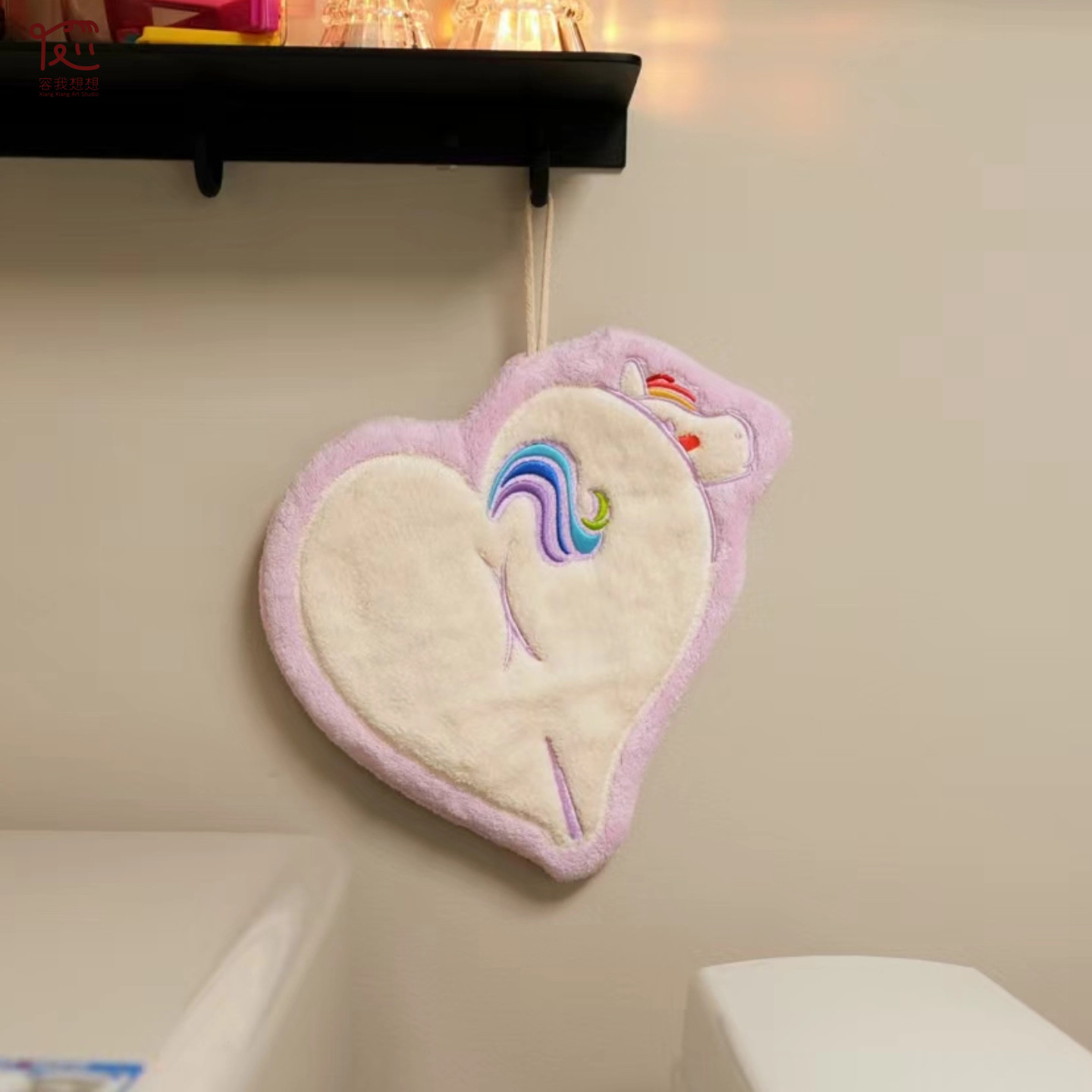 一口仙奶油《拍拍马屁》彩虹白马擦手巾,家庭/个人清洁工具,厨房擦手巾,淘宝优惠券,粉丝福利购,淘宝优惠卷