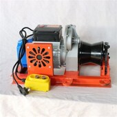 速发新款 2吨小型电绞遥控卷扬机电缆牵引机动磨机