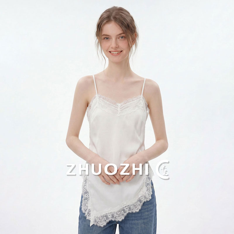 高级感蕾丝吊带背心女图片
