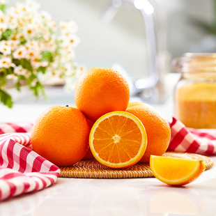 dole都乐有机橙5斤装 水果肉质脆嫩多汁少渣 新鲜橙子现摘应季