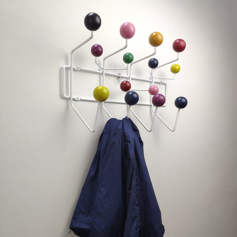 设计大师Eames hang it all伊姆斯衣架装饰衣帽架墙壁时尚挂钩