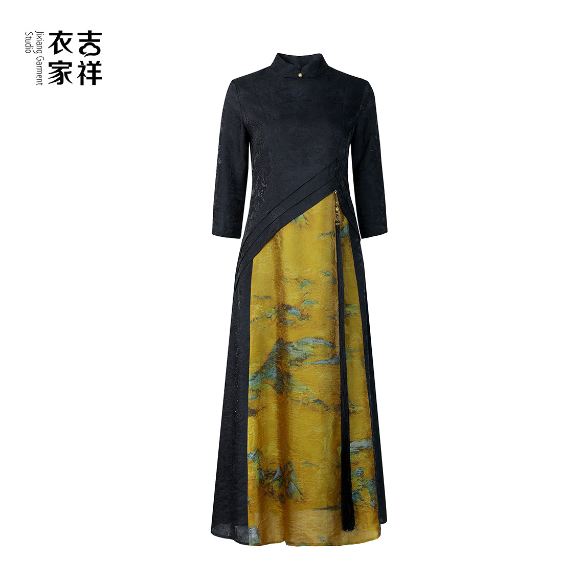 吉祥衣家新中式梦离葵连衣裙图片