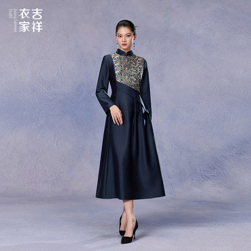 新中式国风星出东方女装连衣裙