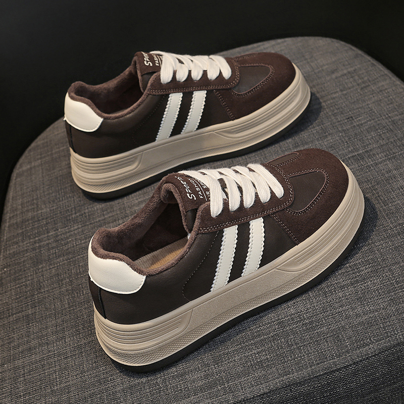 赵露思同款美拉德复古德训鞋女