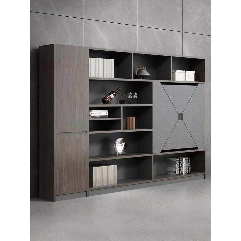 老板经理室文件柜背景柜现代简约矮柜办公室办公柜花曹柜资料柜