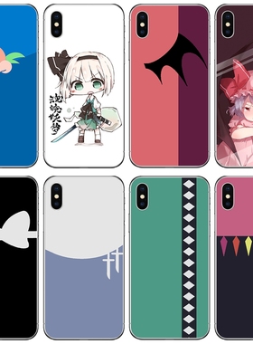 东方Project极简手机壳适用iphone6/7/8plus苹果11PRO MAX/x/xr/xs/华为p30/nove4e荣耀20pro9x红米note7oppo