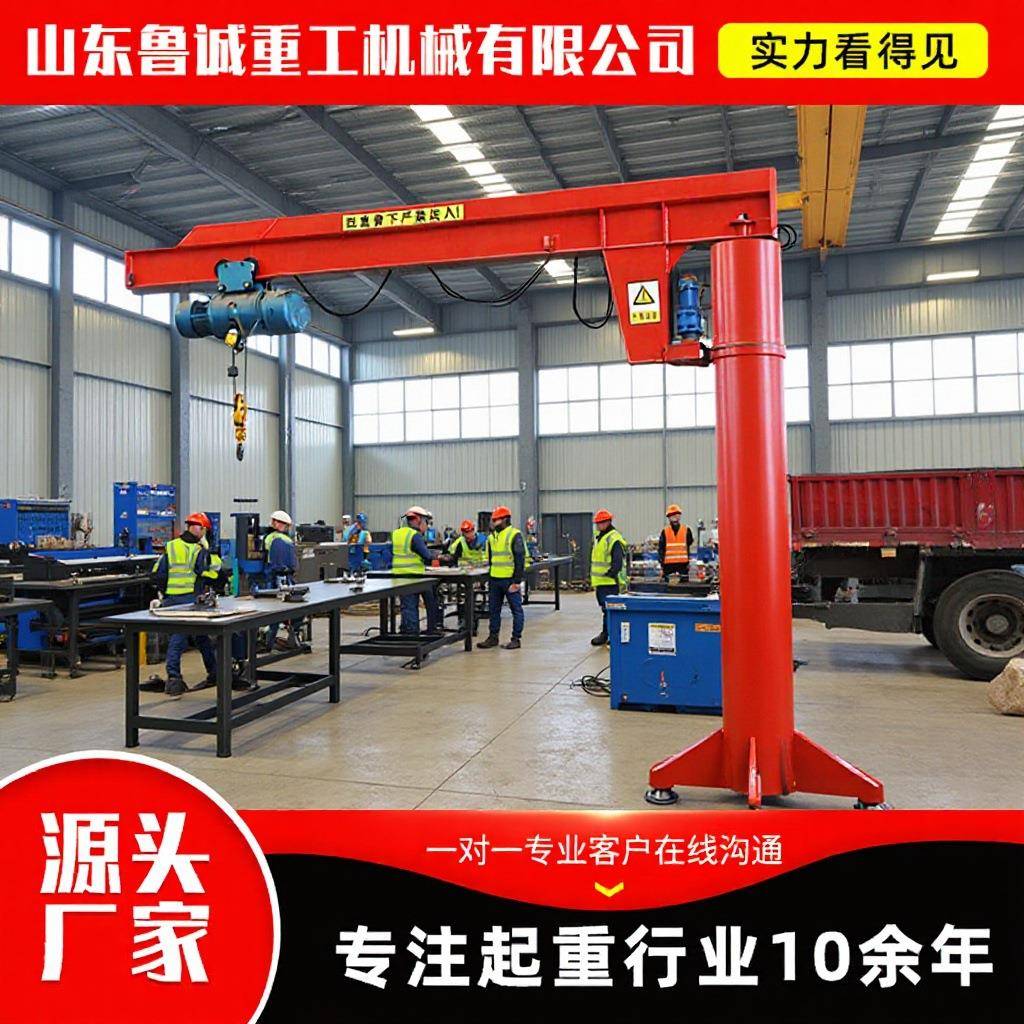 悬臂吊起重机1吨2吨吨电动遥控室内车间吊运BZD立柱式悬臂吊