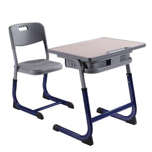 中小学生可调节高度课桌椅单人学习书桌学校培训桌椅