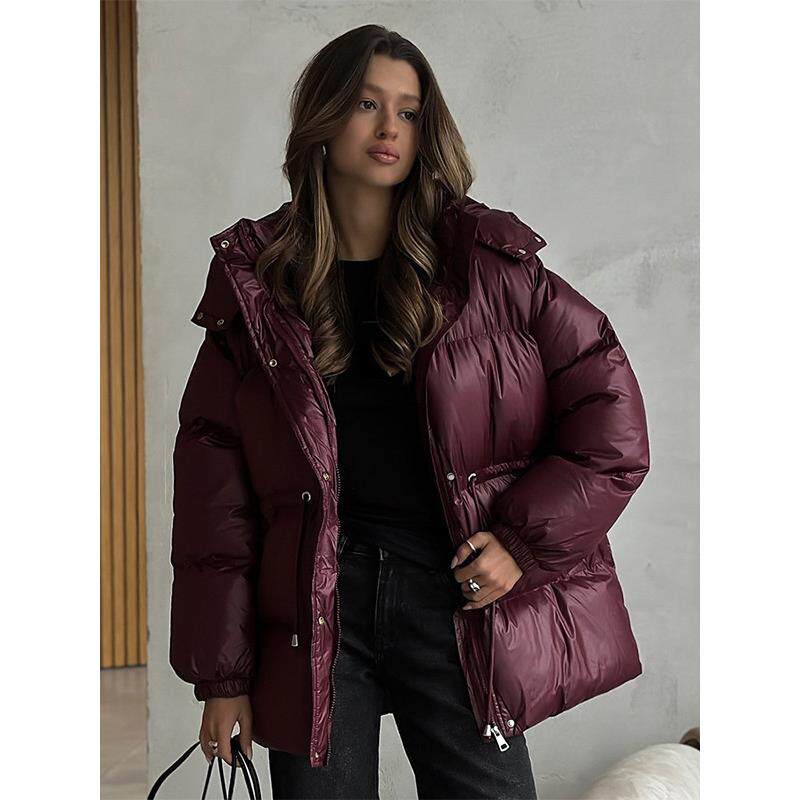 womenclothes抽绳修身棉