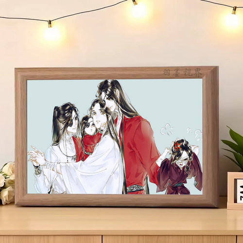 插画装饰画二次元周边桌面摆件