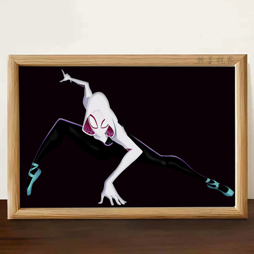 插画相框桌面摆件装饰画