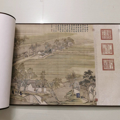 徐扬国画真迹乾隆南巡图第六卷复