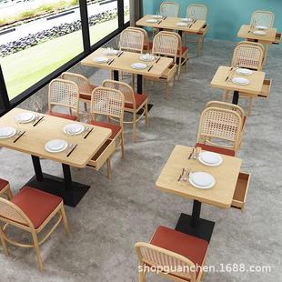 商用酒店茶餐厅饭店靠墙弧形半圆卡座沙发桌椅烤肉火锅餐桌椅组合