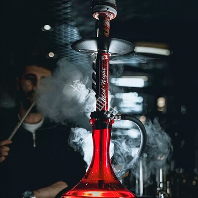 俄罗斯水烟壶El Bomber Midnight HOOKAH 阿拉伯水烟单管不锈钢壶