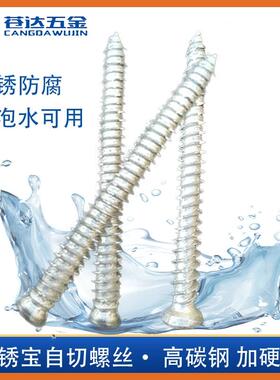 路锈宝自切螺丝大小头高碳钢安装神器自切膨胀门窗德式102122