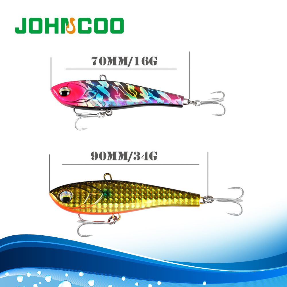 路亚饵VIB远投铁板仿生假饵16g/34g海钓淡水翘嘴鲈硬饵VIB冰钓饵