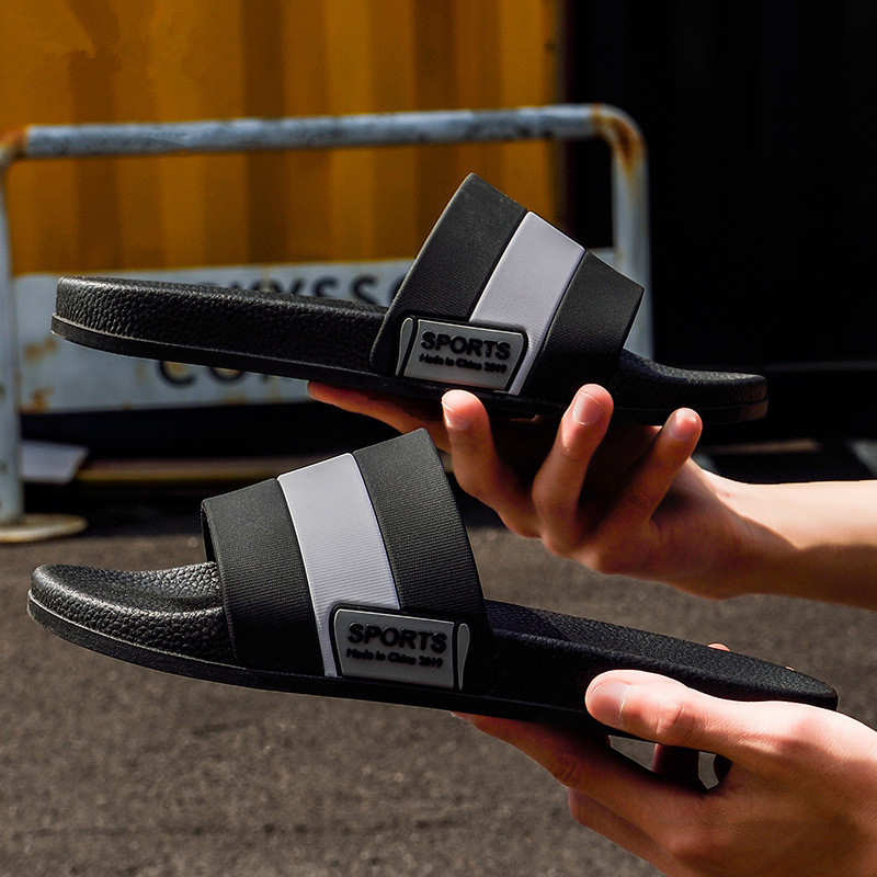 大码拖鞋男士夏季外穿潮流防滑耐磨居家用沙滩个性运动凉拖鞋4647