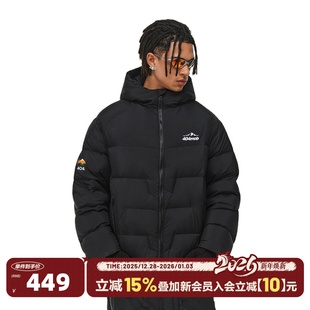 404MOB羽绒服三防新国标90绒白鸭绒加厚保暖羽绒服外套带帽面包服