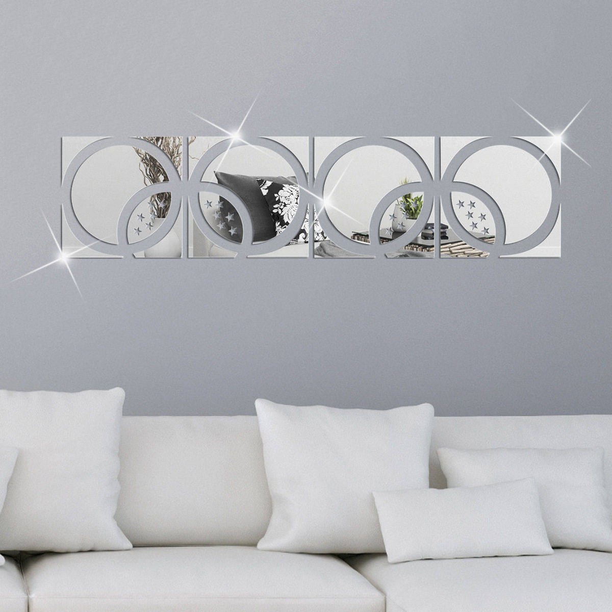 镜面墙贴纸现DIY艺术家居装饰组合贴纸客厅卧室亚克力镜墙壁画,家居饰品,镜面贴,淘宝优惠券,粉丝福利购,淘宝优惠卷