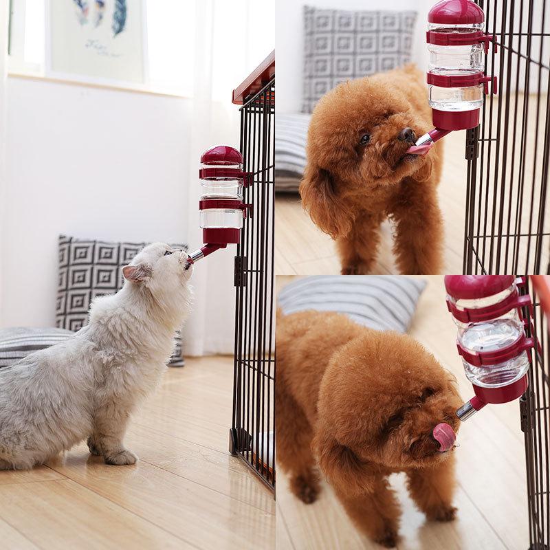 狗狗水杯挂式水壶猫咪用自动喝水器不湿嘴狗笼饮水器宠物悬挂喂