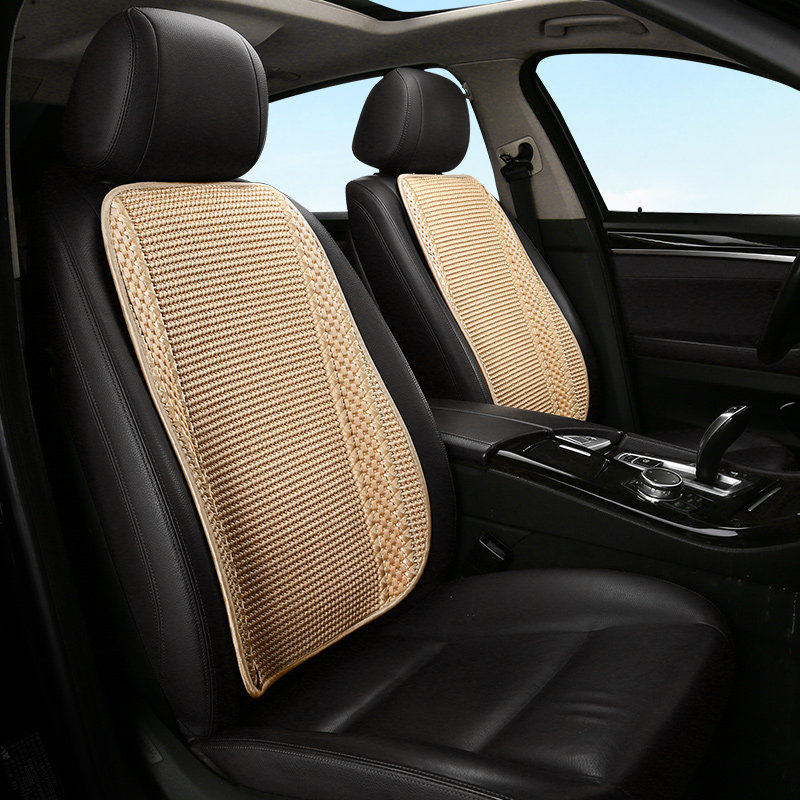 新款汽车靠垫腰垫透气冰丝腰靠暴晒不滚烫靠枕夏季车用座椅靠背垫