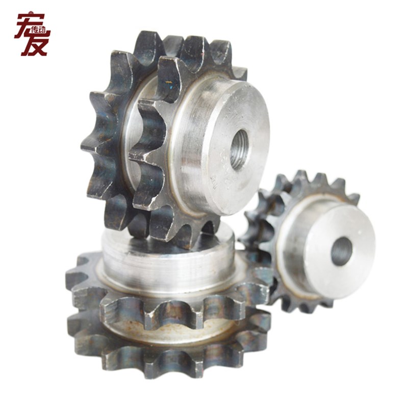 双排链轮 真双排 6分 12A带台 带瓜 6分25 26齿27 28齿 29  30齿