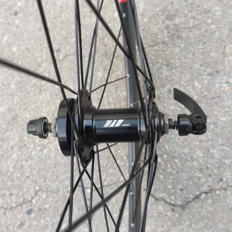 培林碟刹花鼓公路自行车70mm90mm轮组铝合金轮子轮组公路前轮后轮