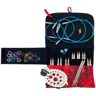 尖头钢针/竹针 HiyaHiya L号套装 8针 可拆卸环针套装