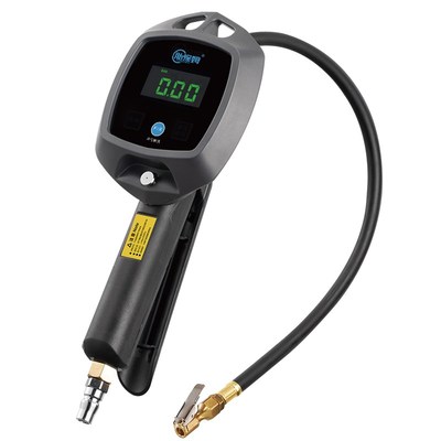 高精度汽车轮胎充气胎压枪数显电子压力表带打气表数字加气胎压表